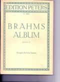 Livro 4 Brahms Lieder Band Lv Edition Peters Nr. 3692 A 47