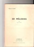 Gabriel Fauré 3 Livros 60 Melodias P/ Piano E Canto Francês