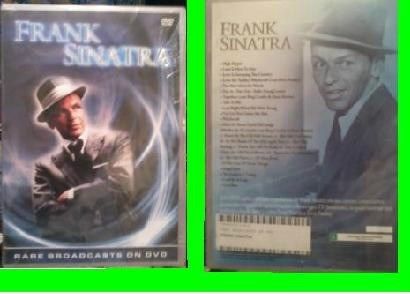 Dvd - Frank Sinatra - Rare Broadcasts On Dvd